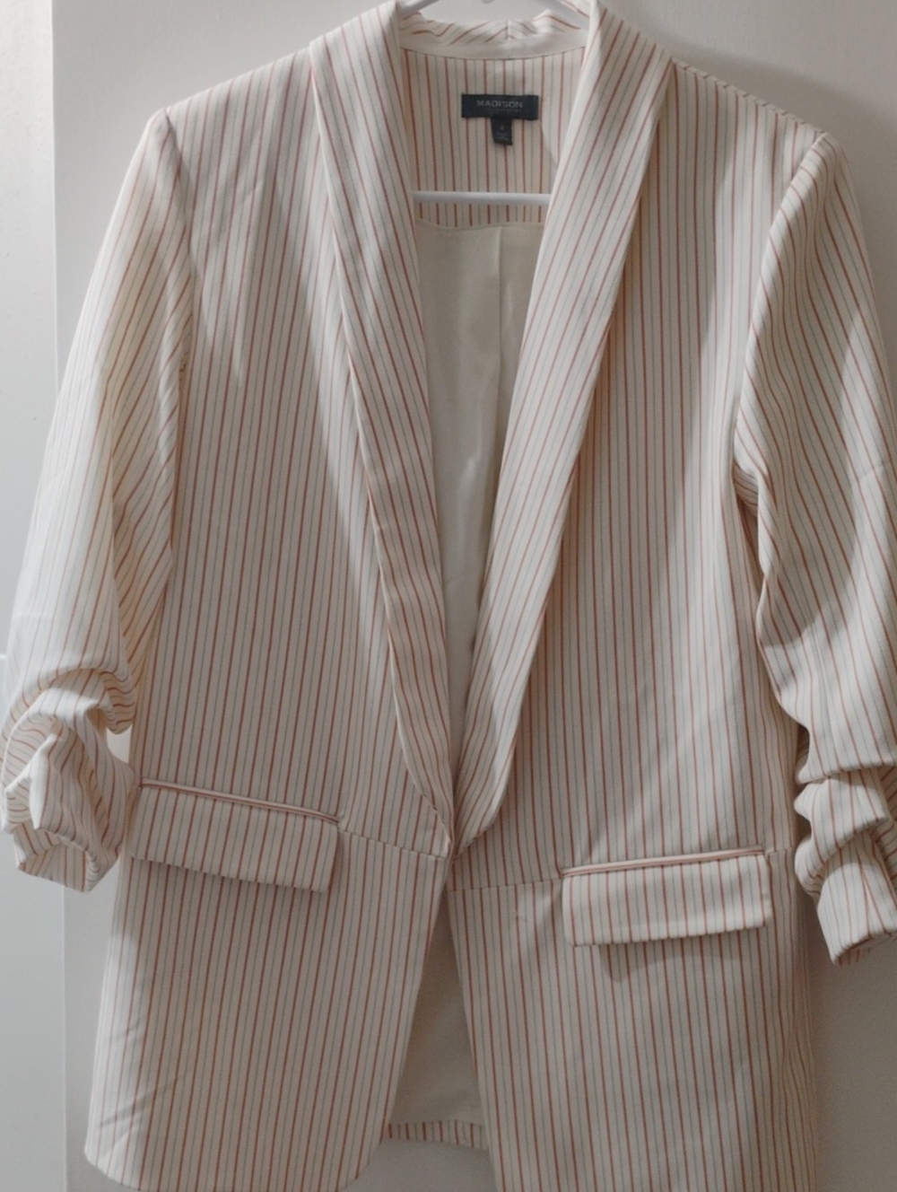 Madison striped blazer